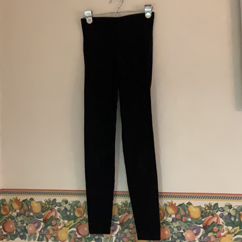 Sale! Charlotte Russe High-Waisted Cotton Spandex Leggings Size S Black